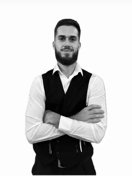 Portrait of Al, master barber at Monteman Barber
